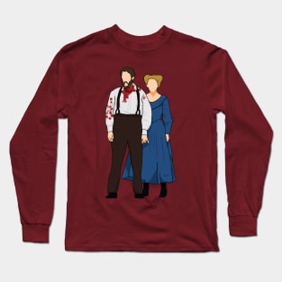 Sweeney Todd Covered in Blood and Mrs Lovett Long Sleeve T-Shirt